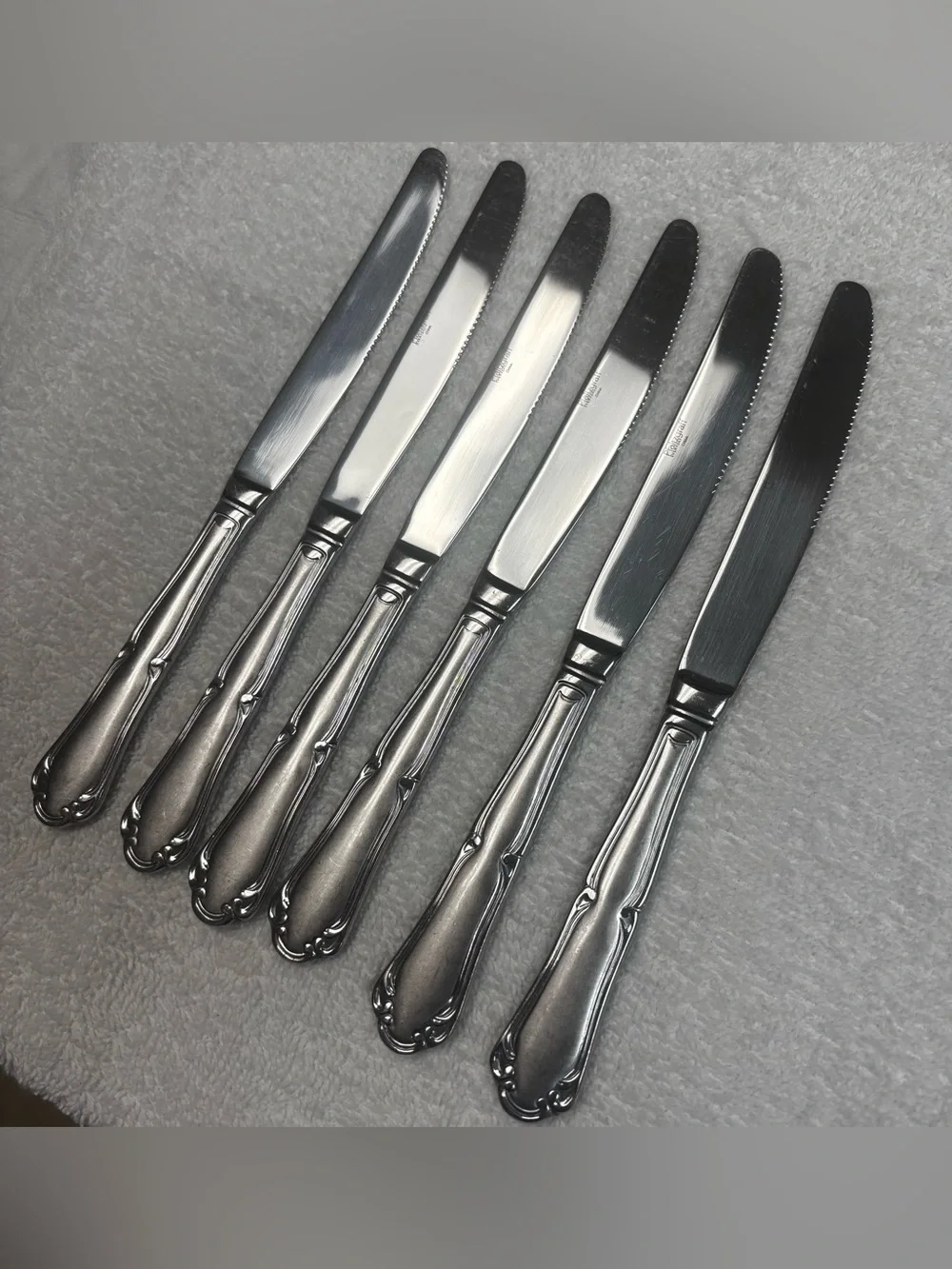 Pfaltzgraff EDGEHILL FROST Stainless - Set of 6 Dinner Knives